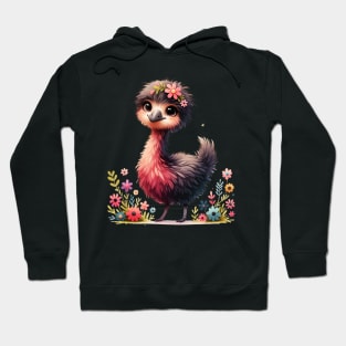 Cute Emu Bird Hoodie